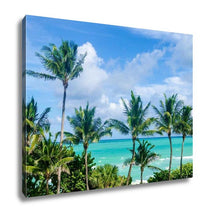 Load image into Gallery viewer, Gallery Wrapped Canvas, Palm Tree On The Miami Beach Florida USA