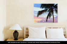 Load image into Gallery viewer, Gallery Wrapped Canvas, Miami Downtown And Port Sunset Panorama