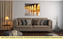 Load image into Gallery viewer, Gallery Wrapped Canvas, Stone Arch Bridge St Paul Minnesota Mississippi River Night