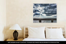 Load image into Gallery viewer, Gallery Wrapped Canvas, Driving Across Lake Pontchartrain Causeway Near New Orleans