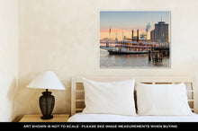 Load image into Gallery viewer, Gallery Wrapped Canvas, New Orleans Paddle Steamer In Mississippi River In New Orleans