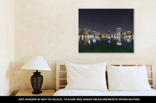 Load image into Gallery viewer, Gallery Wrapped Canvas, Orlando Skyline Morning Twilight