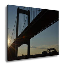 Load image into Gallery viewer, Gallery Wrapped Canvas, Walt Whitman Bridge In Philadephia Pa At Sunset
