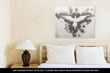 Load image into Gallery viewer, Gallery Wrapped Canvas, Phoenix Drawing Made In Ash