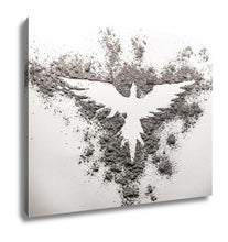 Load image into Gallery viewer, Gallery Wrapped Canvas, Phoenix Drawing Made In Ash