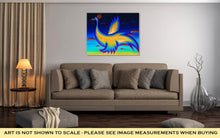 Load image into Gallery viewer, Gallery Wrapped Canvas, Original Art Acrylic Painting Of Phoenix Bird Flying In The Night Sky