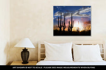 Load image into Gallery viewer, Gallery Wrapped Canvas, Saguaro Sunset