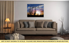 Load image into Gallery viewer, Gallery Wrapped Canvas, Saguaro Sunset