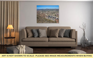 Gallery Wrapped Canvas, Aerial View Of South Mountain From Over Ahwatukee Looking To The West