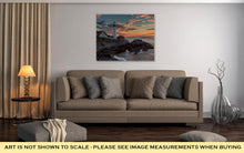 Load image into Gallery viewer, Gallery Wrapped Canvas, Portland Head Lighthouse At Sunrise In Cape Elizabeth Maine USA