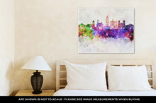 Load image into Gallery viewer, Gallery Wrapped Canvas, San Antonio Skyline In Watercolor