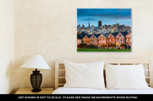 Load image into Gallery viewer, Gallery Wrapped Canvas, San Diego California Cityscape At Alamo Square