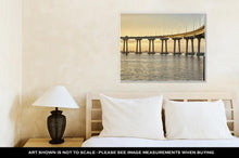 Load image into Gallery viewer, Gallery Wrapped Canvas, Curved Section Of The Landmark Coronado Bridge