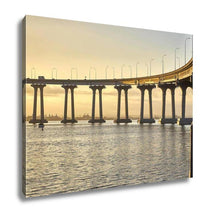 Load image into Gallery viewer, Gallery Wrapped Canvas, Curved Section Of The Landmark Coronado Bridge