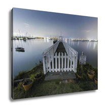 Load image into Gallery viewer, Gallery Wrapped Canvas, White Picket Fences On The Water