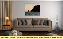 Load image into Gallery viewer, Gallery Wrapped Canvas, Sailboat Near The Point Loma Peninsula At Sunset In San Diego California