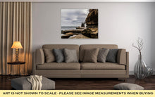 Load image into Gallery viewer, Gallery Wrapped Canvas, Surfer Stairway Access To Ocean On A Stormy Day At Sunset Cliffs In San Diego