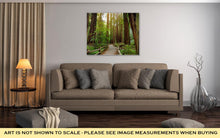 Load image into Gallery viewer, Gallery Wrapped Canvas, Hiking Trails Through Giant Redwoods In Muir Forest Near San Francisco