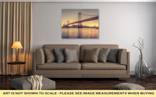Load image into Gallery viewer, Gallery Wrapped Canvas, Classic Panoramic View Of San Francisco Skyline With Famous Oakland Bay Bridge