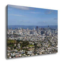 Load image into Gallery viewer, Gallery Wrapped Canvas, View Of San Francisco Downtown From Twin Peaks Panorama