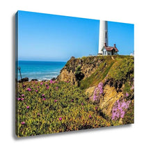 Load image into Gallery viewer, Gallery Wrapped Canvas, Lighthouse Standing On Big Sure California Coastline On Pacific Ocean