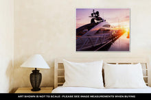 Load image into Gallery viewer, Gallery Wrapped Canvas, View Of Harbor And Marina With Moored Yachts And Motorboats In Pattaya Thailand