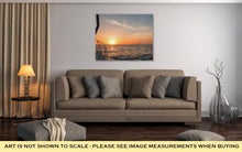 Load image into Gallery viewer, Gallery Wrapped Canvas, Fishermans View Of Pink Yellow Orange Sunrise Over The Sea Of Cortes Gulf Of