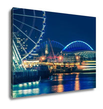Load image into Gallery viewer, Gallery Wrapped Canvas, Seattle Waterfront At Night