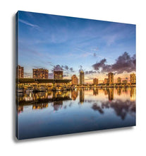 Load image into Gallery viewer, Gallery Wrapped Canvas, St Petersburg Florida USA Downtown City Skyline On The Bay