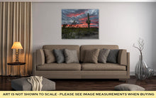 Load image into Gallery viewer, Gallery Wrapped Canvas, Saguaro Cacti Stand Against Setting Sun Near Tucson Arizona