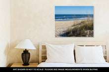 Load image into Gallery viewer, Gallery Wrapped Canvas, Sandbridge Beach In Virginia Beach Virginia With Beach Grass Ocean And Waves