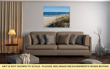 Load image into Gallery viewer, Gallery Wrapped Canvas, Sandbridge Beach In Virginia Beach Virginia With Beach Grass Ocean And Waves