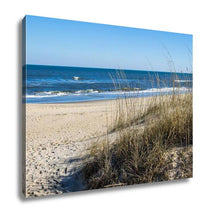 Load image into Gallery viewer, Gallery Wrapped Canvas, Sandbridge Beach In Virginia Beach Virginia With Beach Grass Ocean And Waves