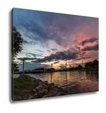 Load image into Gallery viewer, Gallery Wrapped Canvas, Keeper Of The Plains In Wichita Kansas