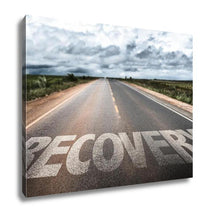 Load image into Gallery viewer, Gallery Wrapped Canvas, Recovery Written On The Road