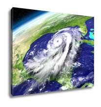 Load image into Gallery viewer, Gallery Wrapped Canvas, Orbit View Of Hurricane Matthew