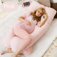 Load image into Gallery viewer, U Shape Pregnancy Pillow 140*60cm Maternity big U Shaped Body Pillows Body Pregnancy Pillow For Side Sleeper Removable Cover