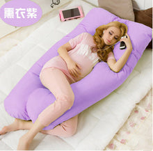 Load image into Gallery viewer, U Shape Pregnancy Pillow 140*60cm Maternity big U Shaped Body Pillows Body Pregnancy Pillow For Side Sleeper Removable Cover