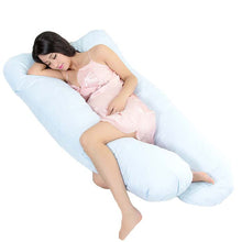 Load image into Gallery viewer, New Straight Maternity big U Body Pillows For Pregnanct Women Pregnancy Pillow For Side Sleeper Removable Eld Pregnanct Pillow