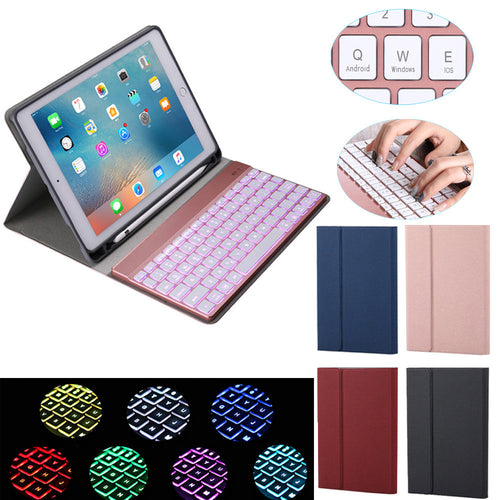 Detachable Keyboard 7-Color Backlight Case Smart Cover Foror iPad PRO 10.5 inch